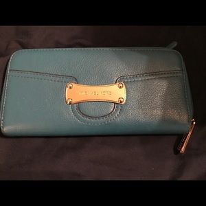 Michael Kors Teal Wallet